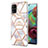 Coque Silicone Motif Fantaisie Souple Couleur Unie Etui Housse Y02B pour Samsung Galaxy A71 5G Gris