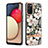 Coque Silicone Motif Fantaisie Souple Couleur Unie Etui Housse Y06B pour Samsung Galaxy A02s Blanc