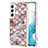 Coque Silicone Motif Fantaisie Souple Couleur Unie Etui Housse Y10B pour Samsung Galaxy S21 Plus 5G Petit