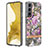 Coque Silicone Motif Fantaisie Souple Couleur Unie Etui Housse Y12B pour Samsung Galaxy S21 5G Petit