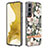 Coque Silicone Motif Fantaisie Souple Couleur Unie Etui Housse Y12B pour Samsung Galaxy S21 Plus 5G Blanc