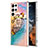 Coque Silicone Motif Fantaisie Souple Couleur Unie Etui Housse Y15B pour Samsung Galaxy S23 Ultra 5G Colorful