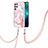 Coque Silicone Motif Fantaisie Souple Couleur Unie Etui Housse Y21B pour Samsung Galaxy S21 Ultra 5G Rose