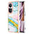 Coque Silicone Motif Fantaisie Souple Couleur Unie Etui Housse YB5 pour Oppo Reno10 5G Colorful