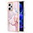 Coque Silicone Motif Fantaisie Souple Couleur Unie Etui Housse YB5 pour Xiaomi Redmi Note 12 Explorer Rose