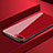 Coque Silicone Souple Miroir M03 pour Apple iPhone 7 Plus Rouge Petit