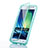 Coque Transparente Integrale Silicone Souple Avant et Arriere pour Samsung Galaxy DS A300G A300H A300M Bleu