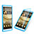 Coque Transparente Integrale Silicone Souple Portefeuille pour Huawei Mate 8 Bleu Ciel