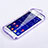 Coque Transparente Integrale Silicone Souple Portefeuille pour Samsung Galaxy Core Prime G360F G360GY Violet