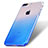 Coque Transparente Rigide Degrade pour Apple iPhone 8 Plus Bleu Petit