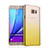 Coque Transparente Rigide Degrade pour Samsung Galaxy Note 5 N9200 N920 N920F Jaune