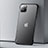 Coque Ultra Fine Plastique Rigide Etui Housse Transparente U01 pour Apple iPhone 11 Pro Max Noir