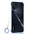 Coque Ultra Fine Plastique Rigide Etui Housse Transparente U01 pour Huawei Nova 6 5G Bleu