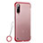 Coque Ultra Fine Plastique Rigide Etui Housse Transparente U01 pour Xiaomi Mi 9 Pro Rouge