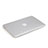 Coque Ultra Fine Plastique Rigide Transparente pour Apple MacBook Air 13 pouces Blanc Petit