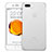 Coque Ultra Fine Plastique Rigide Transparente W01 pour Apple iPhone 8 Plus Blanc