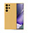 Coque Ultra Fine Silicone Souple 360 Degres Housse Etui C01 pour Samsung Galaxy S22 Ultra 5G Jaune