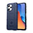 Coque Ultra Fine Silicone Souple 360 Degres Housse Etui J01S pour Xiaomi Redmi 12 4G Bleu