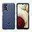 Coque Ultra Fine Silicone Souple 360 Degres Housse Etui J02S pour Samsung Galaxy A04s Bleu