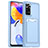 Coque Ultra Fine Silicone Souple 360 Degres Housse Etui J02S pour Xiaomi Redmi Note 11 Pro+ Plus 5G Bleu