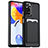 Coque Ultra Fine Silicone Souple 360 Degres Housse Etui J02S pour Xiaomi Redmi Note 11 Pro+ Plus 5G Noir