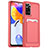 Coque Ultra Fine Silicone Souple 360 Degres Housse Etui J02S pour Xiaomi Redmi Note 11 Pro+ Plus 5G Rouge