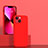 Coque Ultra Fine Silicone Souple 360 Degres Housse Etui pour Apple iPhone 14 Rouge