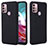 Coque Ultra Fine Silicone Souple 360 Degres Housse Etui pour Motorola Moto G30 Noir