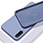 Coque Ultra Fine Silicone Souple 360 Degres Housse Etui pour Samsung Galaxy A90 5G Bleu Ciel