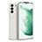 Coque Ultra Fine Silicone Souple 360 Degres Housse Etui S08 pour Samsung Galaxy S21 Plus 5G Blanc