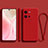 Coque Ultra Fine Silicone Souple 360 Degres Housse Etui YK1 pour Vivo X80 Lite 5G Rouge