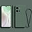 Coque Ultra Fine Silicone Souple 360 Degres Housse Etui YK1 pour Vivo X80 Lite 5G Vert Nuit