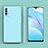 Coque Ultra Fine Silicone Souple 360 Degres Housse Etui YK1 pour Xiaomi Redmi 9T 4G Bleu Clair