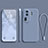 Coque Ultra Fine Silicone Souple 360 Degres Housse Etui YK3 pour Oppo Reno11 Pro 5G Gris Lavende