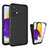 Coque Ultra Fine Silicone Souple Housse Etui 360 Degres Avant et Arriere pour Samsung Galaxy A72 5G Noir