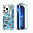 Coque Ultra Fine Silicone Souple Housse Etui 360 Degres Avant et Arriere YJ3 pour Apple iPhone 13 Pro Max Bleu
