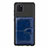 Coque Ultra Fine Silicone Souple Housse Etui avec Aimante Magnetique S01D pour Samsung Galaxy M60s Bleu