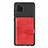 Coque Ultra Fine Silicone Souple Housse Etui avec Aimante Magnetique S02D pour Samsung Galaxy Note 10 Lite Rouge