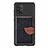 Coque Ultra Fine Silicone Souple Housse Etui avec Aimante Magnetique S02D pour Samsung Galaxy S10 Lite Noir