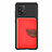 Coque Ultra Fine Silicone Souple Housse Etui avec Aimante Magnetique S02D pour Samsung Galaxy S10 Lite Rouge