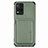 Coque Ultra Fine Silicone Souple Housse Etui avec Aimante Magnetique S02D pour Vivo Y21a Vert