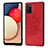Coque Ultra Fine Silicone Souple Housse Etui avec Aimante Magnetique S03D pour Samsung Galaxy A03s Rouge