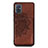 Coque Ultra Fine Silicone Souple Housse Etui avec Aimante Magnetique S03D pour Samsung Galaxy A51 4G Petit