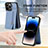 Coque Ultra Fine Silicone Souple Housse Etui avec Aimante Magnetique S05D pour Apple iPhone 15 Pro Max Petit