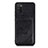 Coque Ultra Fine Silicone Souple Housse Etui avec Aimante Magnetique S05D pour Samsung Galaxy A03s Noir