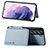 Coque Ultra Fine Silicone Souple Housse Etui avec Aimante Magnetique S05D pour Samsung Galaxy S21 5G Petit