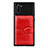 Coque Ultra Fine Silicone Souple Housse Etui avec Aimante Magnetique S06D pour Samsung Galaxy Note 10 5G Rouge
