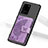 Coque Ultra Fine Silicone Souple Housse Etui avec Aimante Magnetique S11D pour Samsung Galaxy S20 Ultra Violet