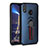 Coque Ultra Fine Silicone Souple Housse Etui avec Support Bague Anneau Aimante Magnetique A02 pour Huawei Honor 8X Bleu