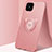 Coque Ultra Fine Silicone Souple Housse Etui avec Support Bague Anneau Aimante Magnetique A03 pour Oppo A92s 5G Or Rose